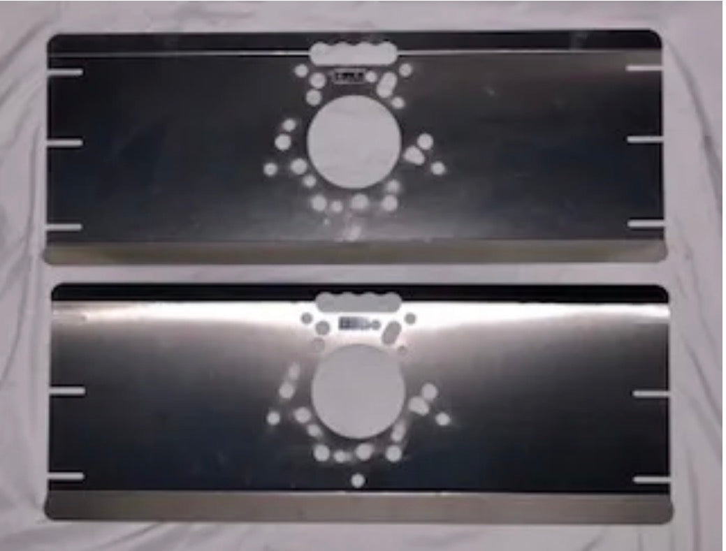 Toe Plates Aluminum- Vw wide 5, 6 on 6.5", 5 on 5.5", 4 on137mm, 4 on156mm