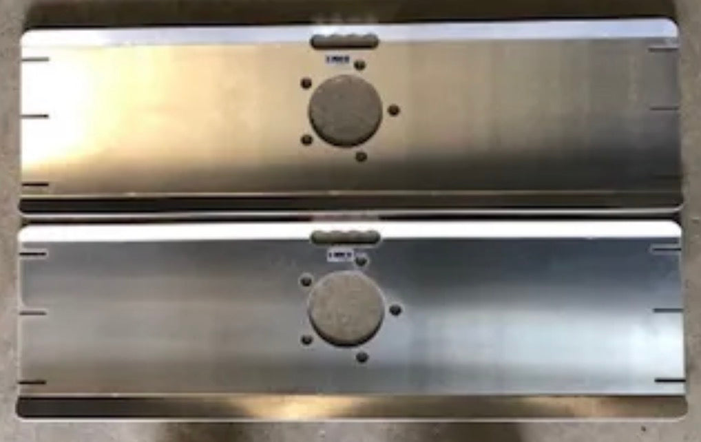 Toe Plates Aluminum- 5 on 5.5"