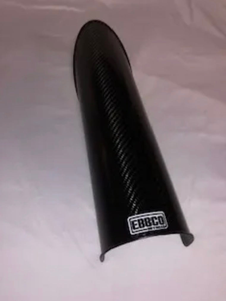 Shock guard for 2.5" spring Carbon Fiber
