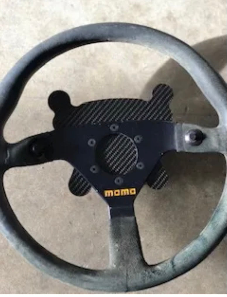 Steering wheel plate 6 button with shift light