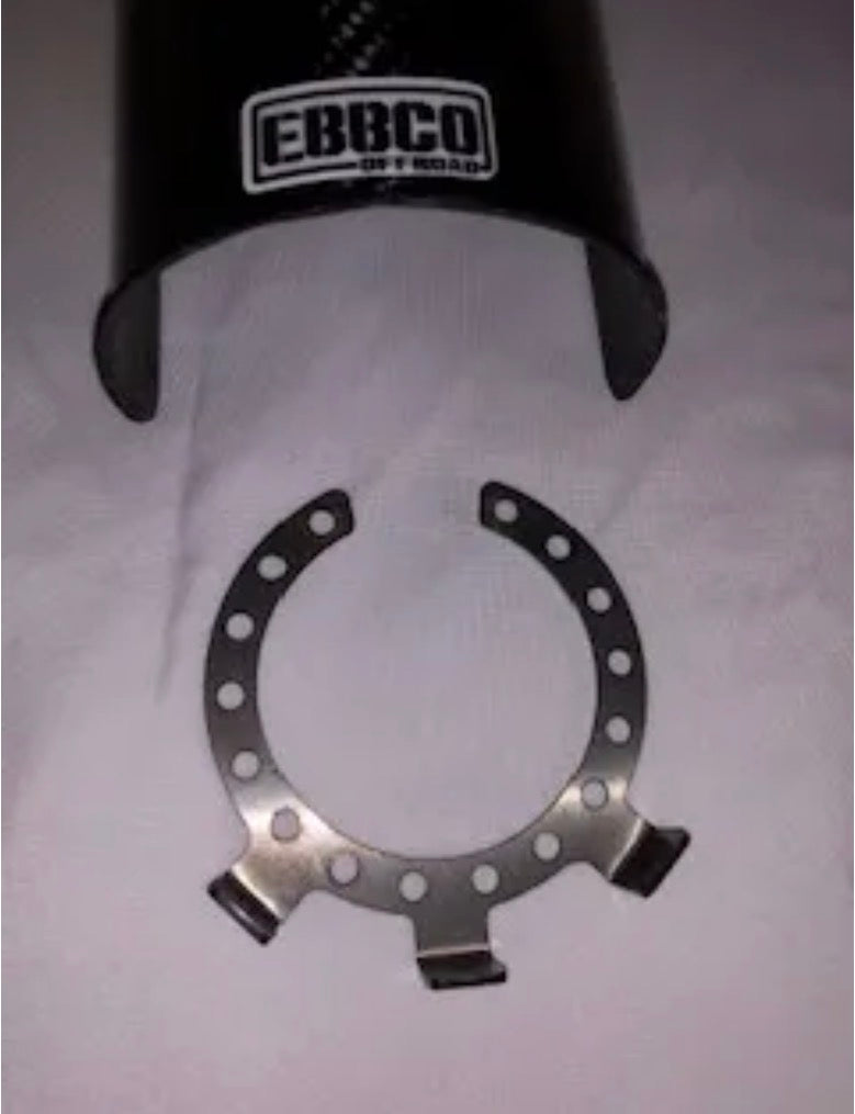 Shock guard for 2.5" spring Carbon Fiber