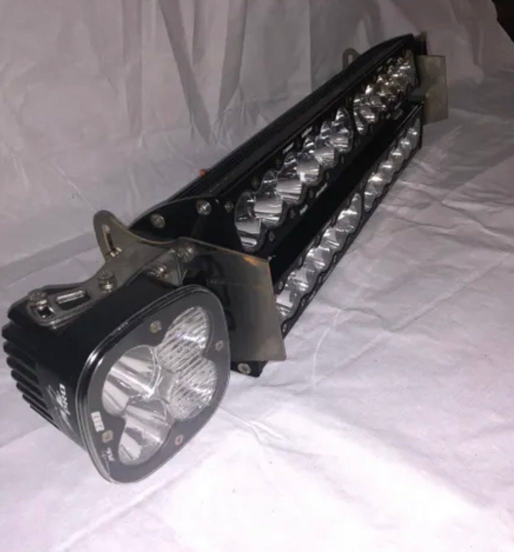 Dual Light Bar Mount for Baja Designs w/ XL Squadrons