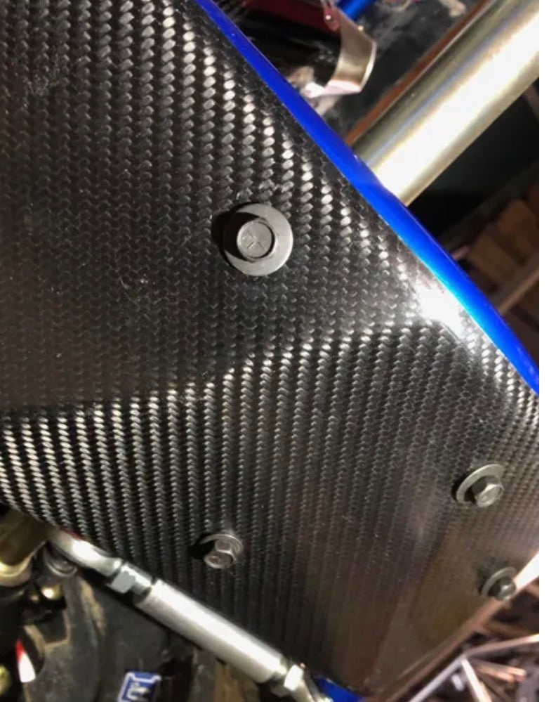 Swingarm skid plates for Rzr 170