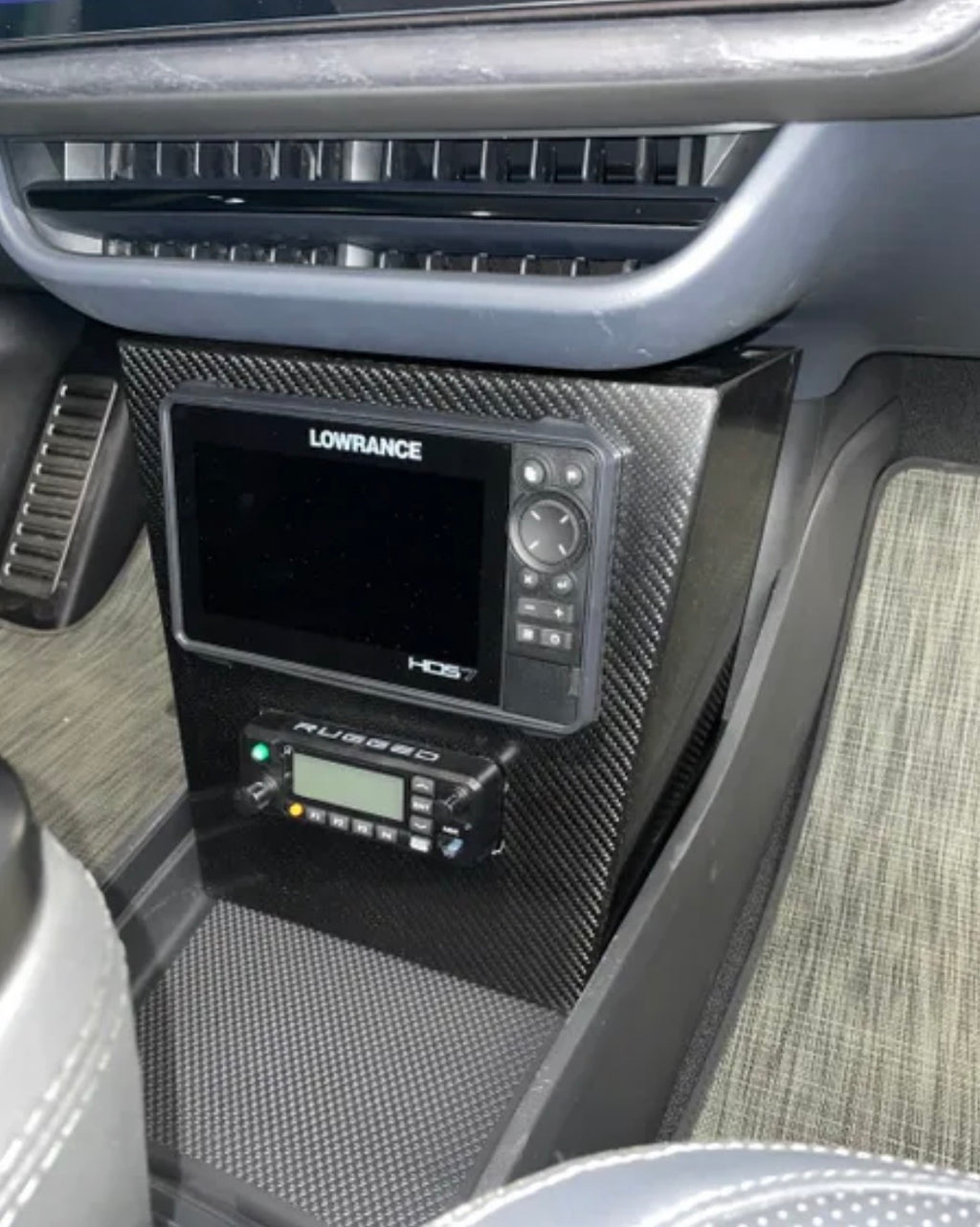 Center Console Mount designed for Rivian