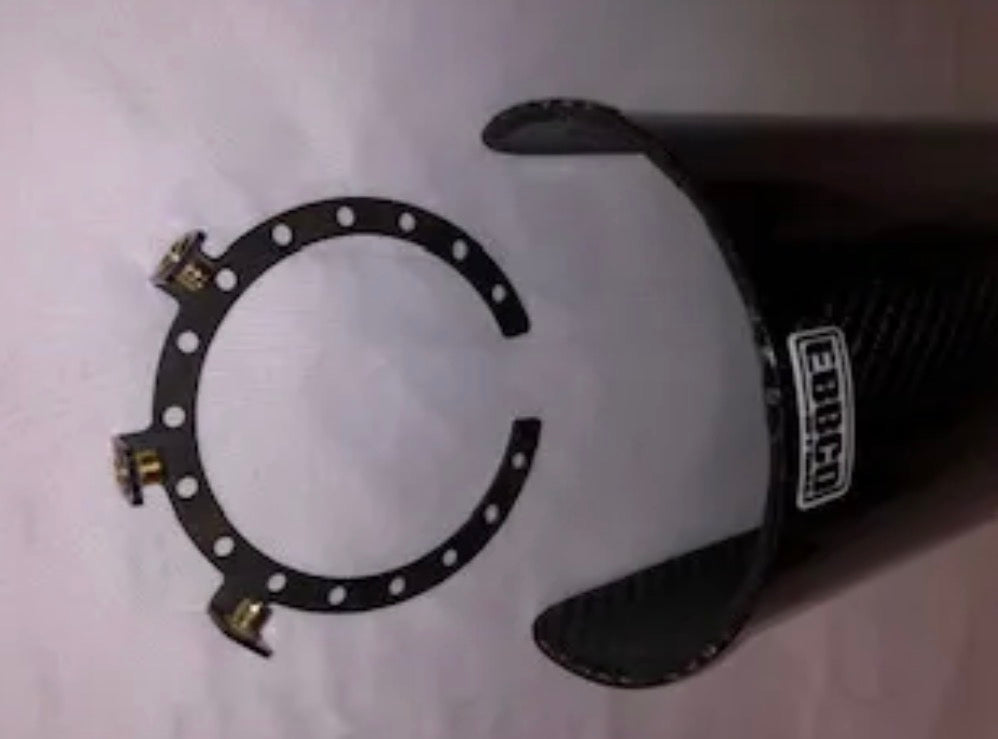 Shock guard for 3.5" spring Carbon Fiber