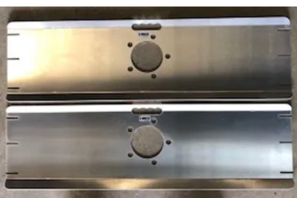 Toe Plates Aluminum- 5 on 5.5"- 37" long