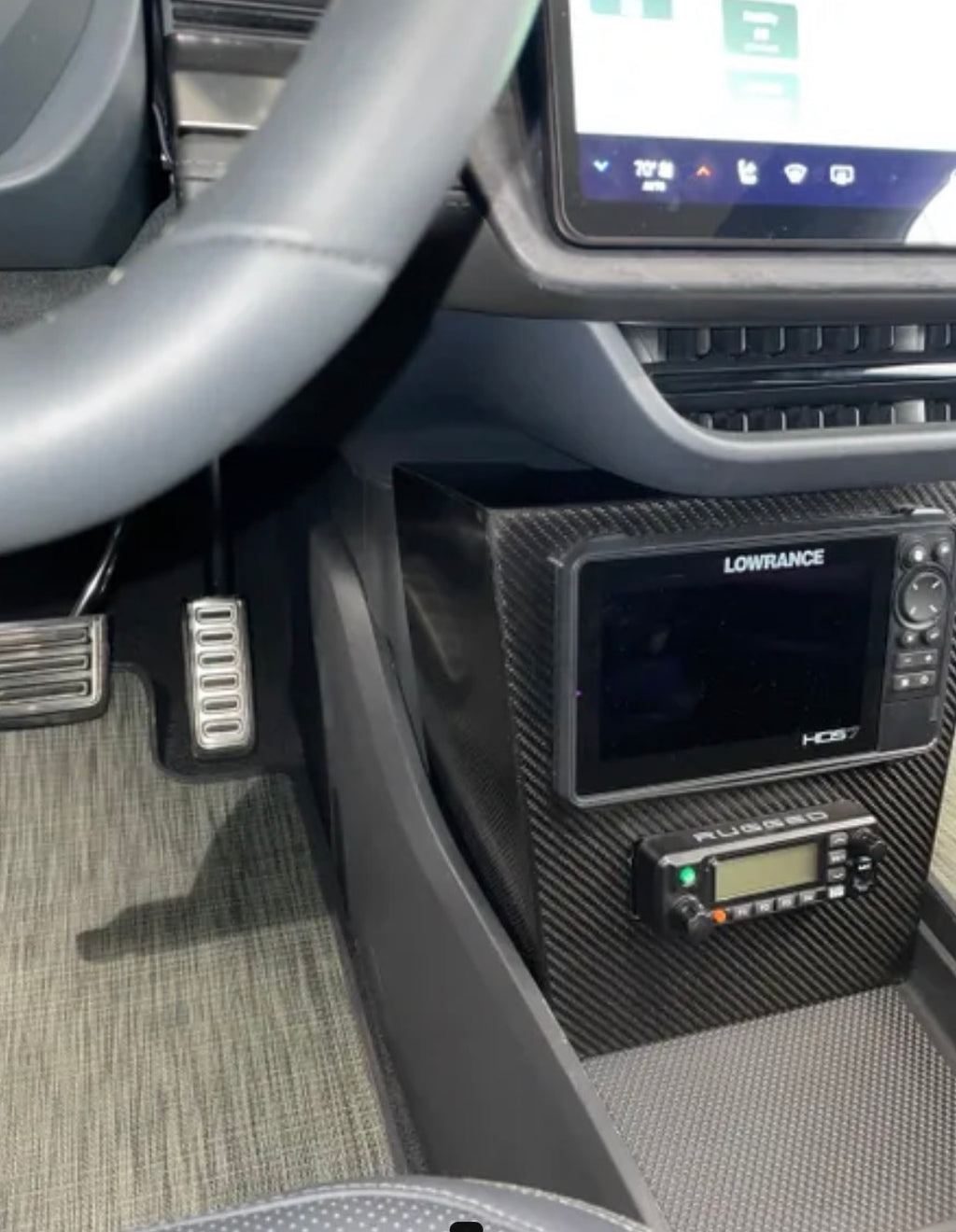 Center Console Mount designed for Rivian