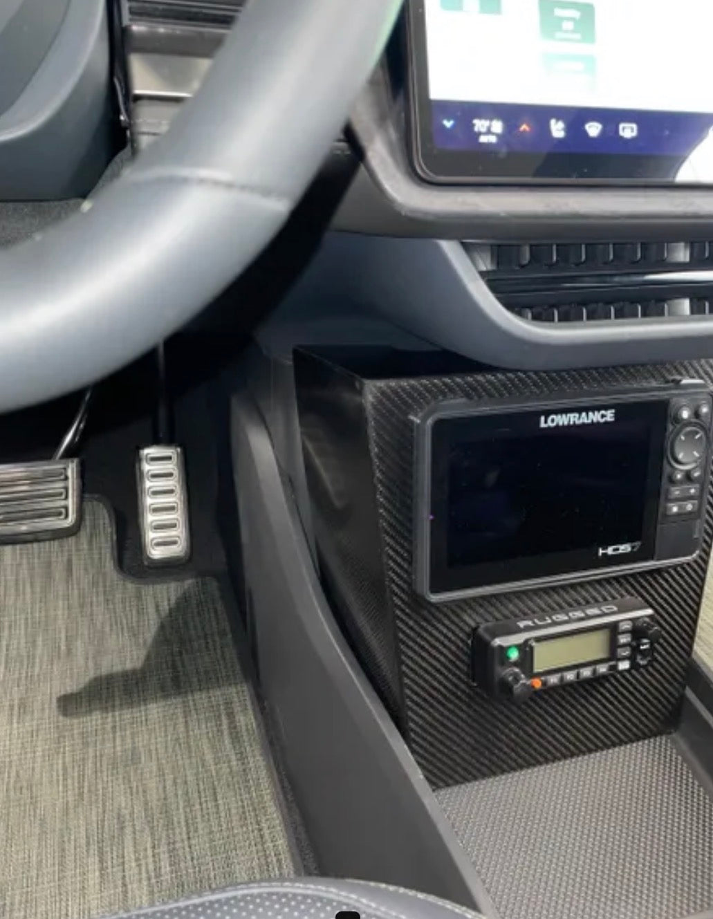 Center Console Mount designed for Rivian