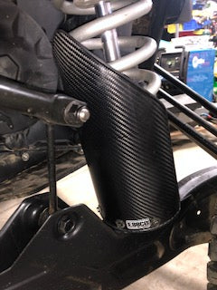 Shock guard for UTV 3.5" rear spring Carbon Fiber